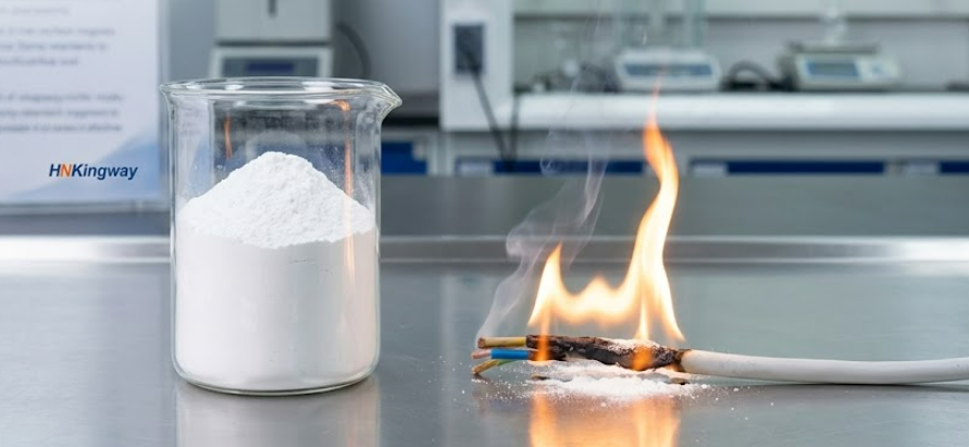 Effets ignifuges de l'hydroxyde de magnésium